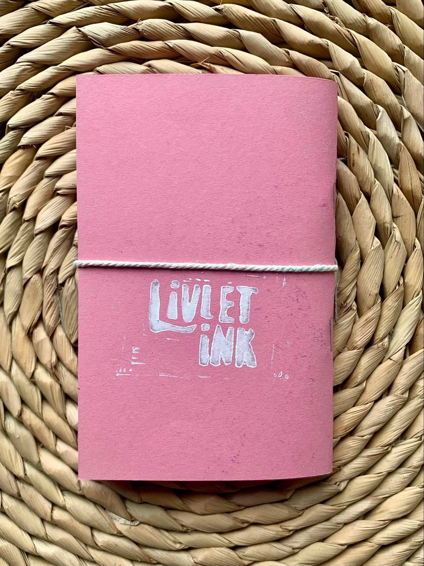 Medium Mushroom Notebook Pink/Pink